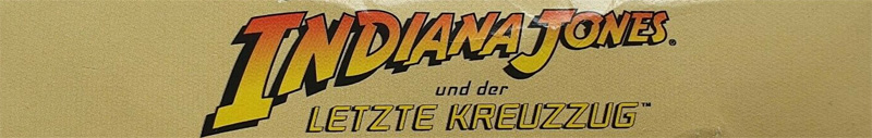 Indy Indiana Jones und der Letzte Kreuzzug FRG-1 Box top