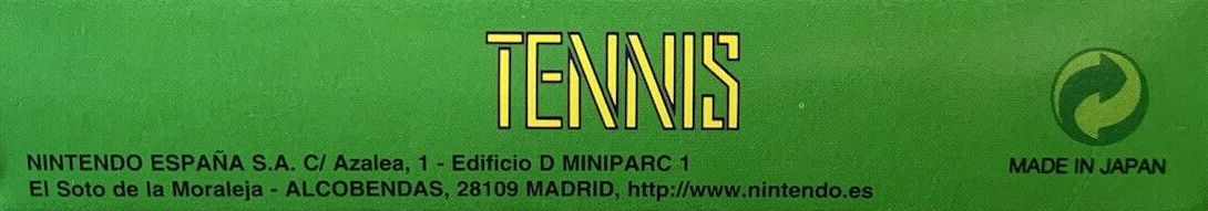 Tennis ESP-2 Box top