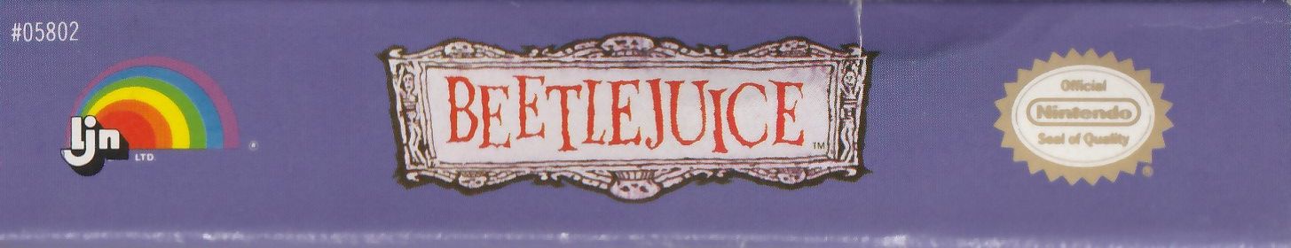 Beetlejuice USA Box top