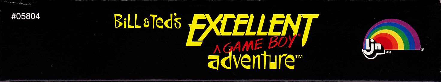 Bill & Ted's Excellent Game Boy Adventure FRG Box top