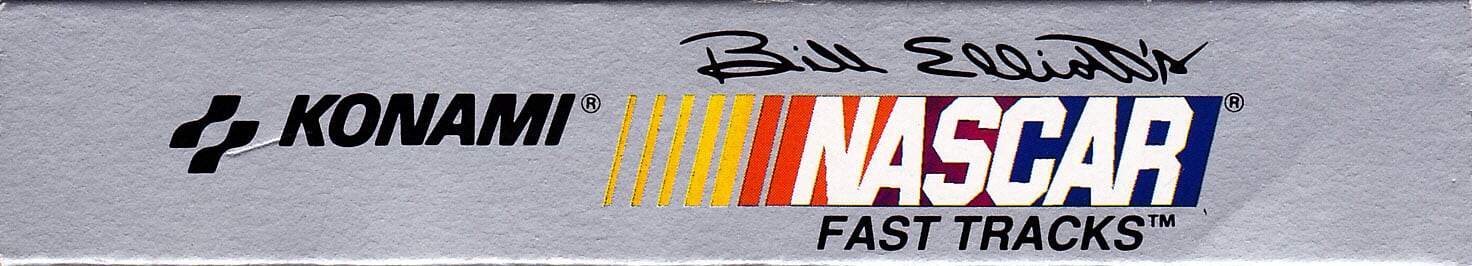 Bill Elliott's Nascar Fast Tracks USA Box top