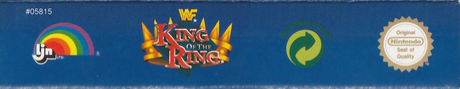 WWF King of the Ring NOE-1 Box top