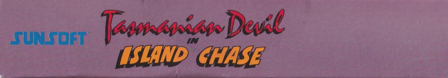 Tasmanian Devil in Island Chase HOL Box top