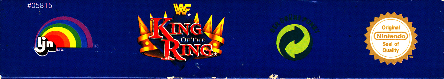 WWF King of the Ring FAH Box top