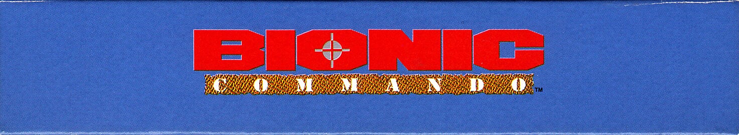 Bionic Commando USA Box top