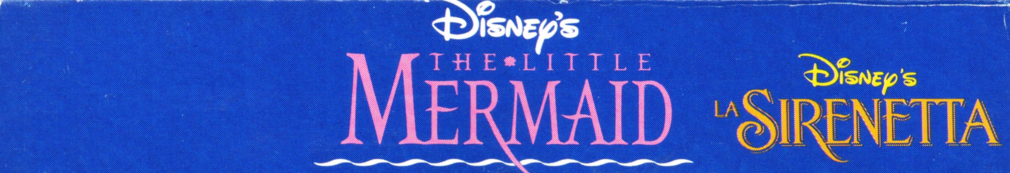 Little Mermaid la Sirenetta (Disney’s the) ITA Box top