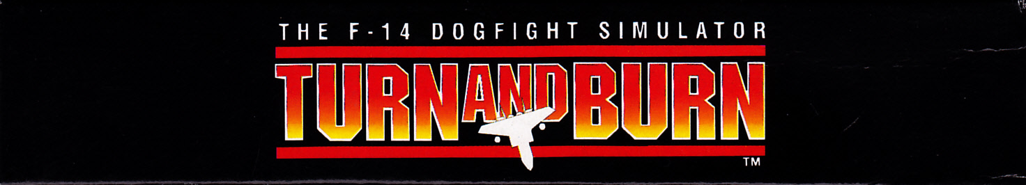 Turn and Burn (the F-14 Dogfight Simulator) USA-1 Box top