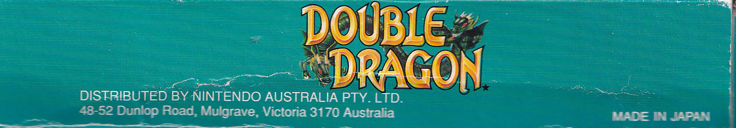 Double Dragon AUS-1 Box top