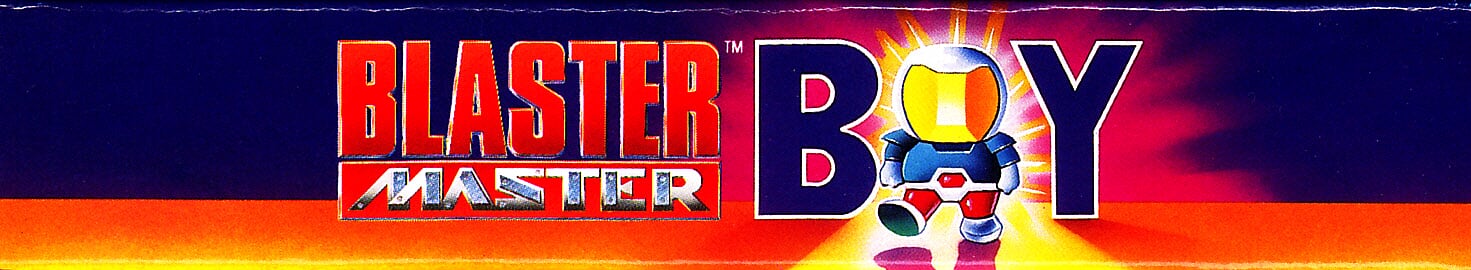 Blaster Master Boy USA Box top