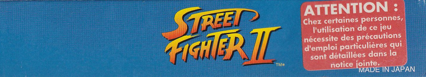 Street Fighter II GPS Box top