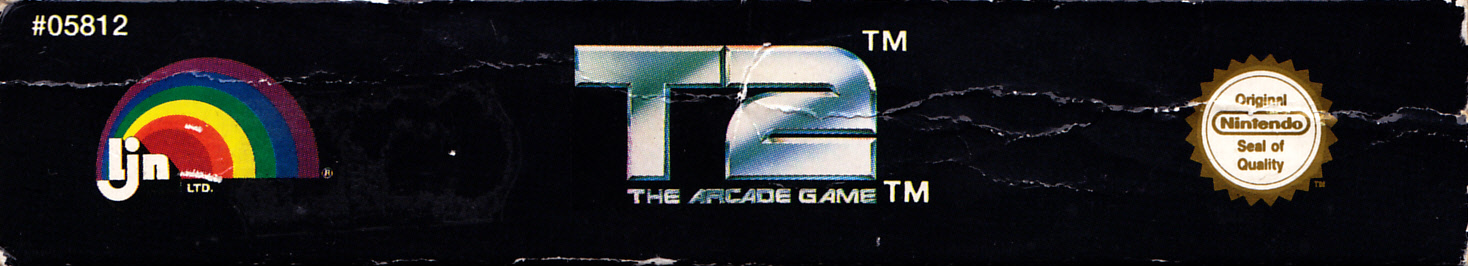 T2 the Arcade Game FAH Box top