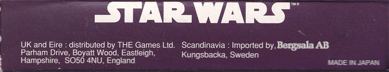 Star Wars UKV-1 Box top