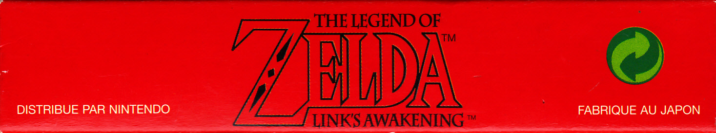 Legend of Zelda Link's Awakening (the) FRA Box top