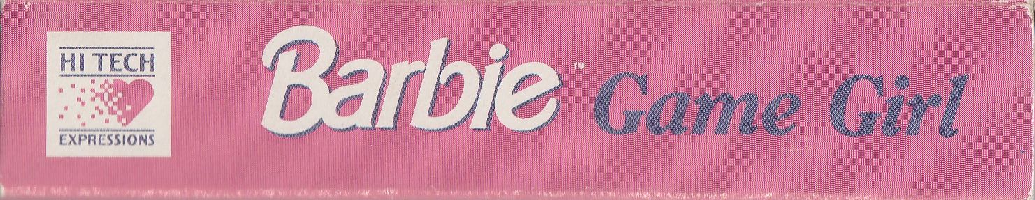 Barbie Game Girl NOE-1 Box top