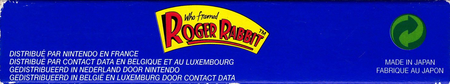 Who Framed Roger Rabbit NFAH Box top