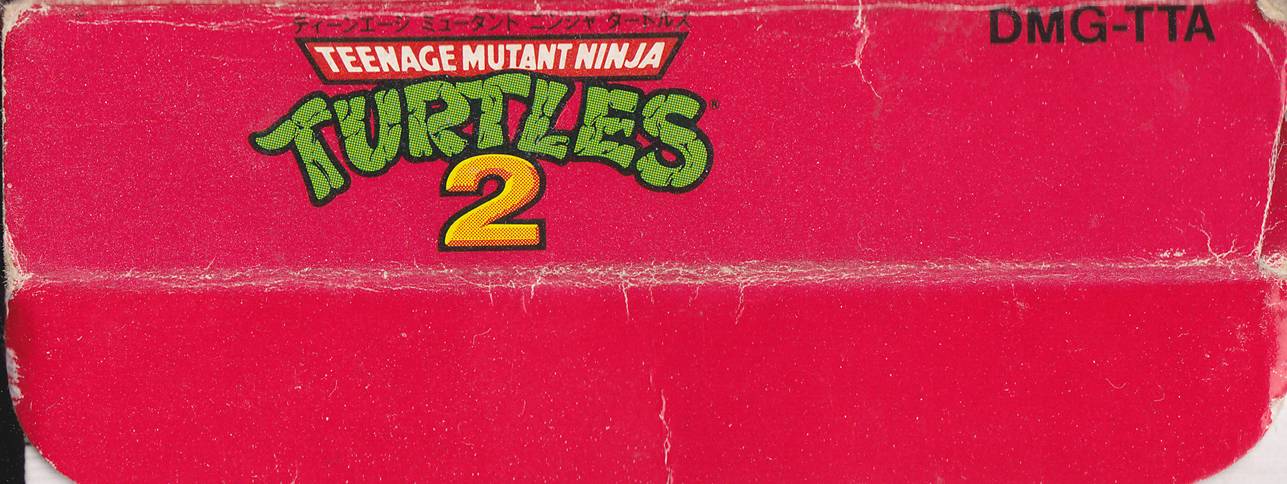 Teenage Mutant Ninja Turtles 2 JPN Box top