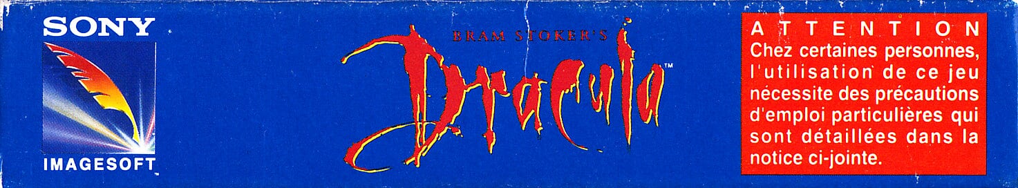 Dracula (Bram Stoker's) FAH Box top