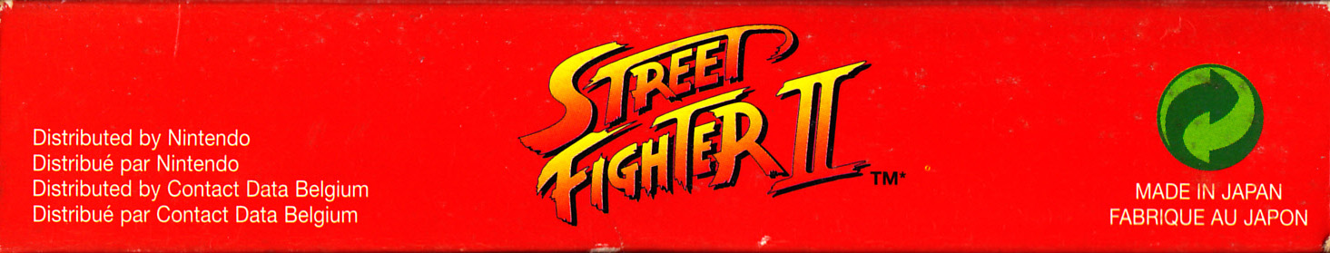 Street Fighter II NFAH Box top