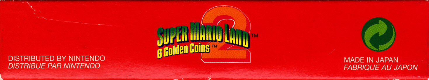 Super Mario Land 2: 6 Golden Coins (Nintendo Classics Series) FAH-1 Box top