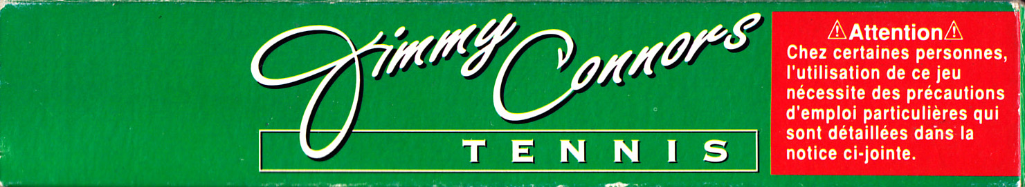 Jimmy Connors Tennis FAH-2 Box top