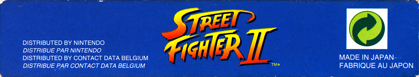 Street Fighter II FAH-2 Box top