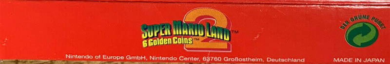 Super Mario Land 2: 6 Golden Coins (Nintendo Classics version) NOE Box top