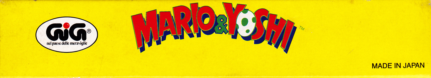 Mario & Yoshi ITA-2 Box top