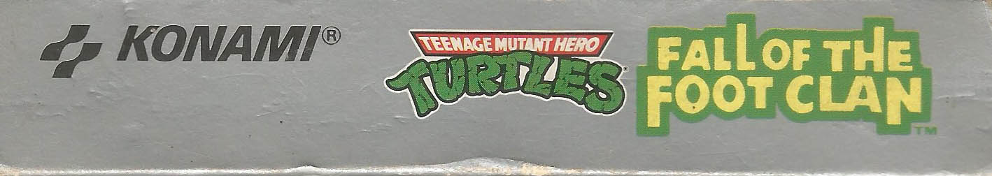 Teenage Mutant Hero Turtles Fall of the Foot Clan GPS Box top