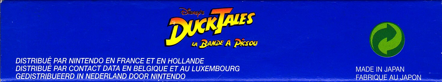 Duck Tales (Disney's) NFAH Box top