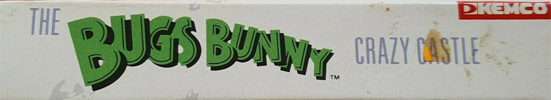 Bugs Bunny the Crazy Castle UKV Box top