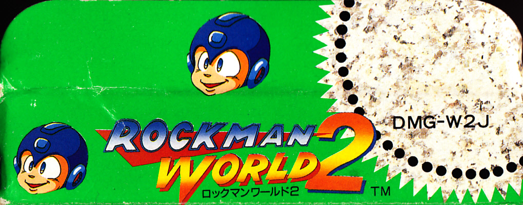 Rockman World 2 JPN Box top