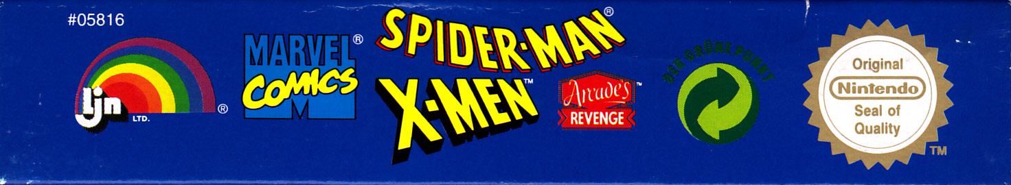 Spider-Man X-Men FAH-1 Box top