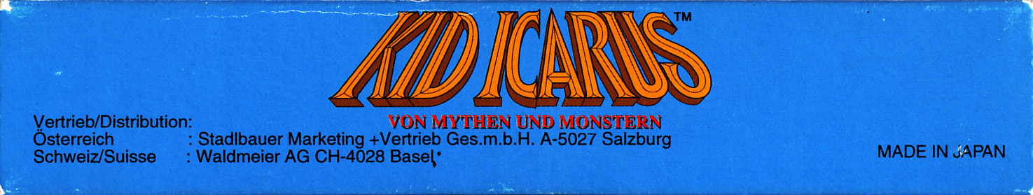 Kid Icarus Von Mythen und Monstern FRG-2 Box top