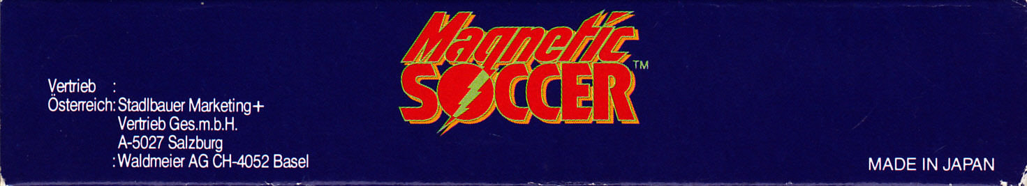 Magnetic Soccer FRG-1 Box top