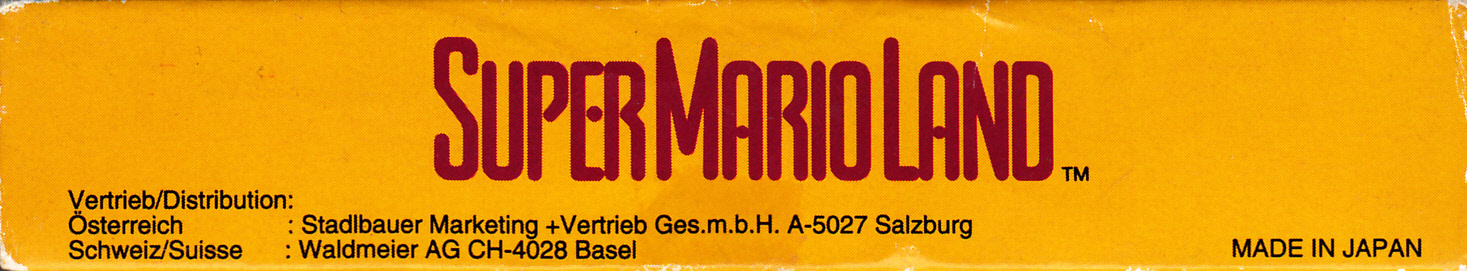 Super Mario Land FRG-3 Box top