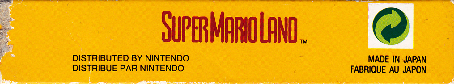 Super Mario Land FAH-2 Box top