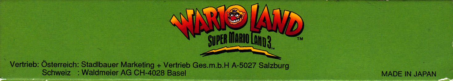 Wario Land: Super Mario Land 3 FRG-1 Box top