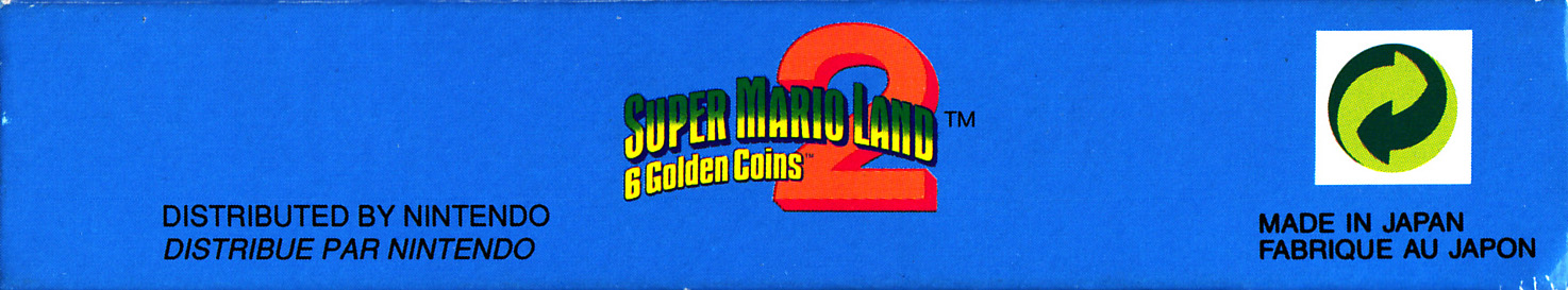 Super Mario Land 2: 6 Golden Coins  FAH-2 Box top