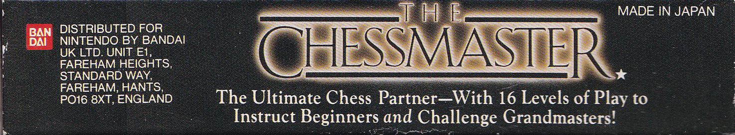 Chessmaster (the) UKV Box top