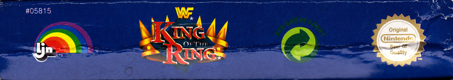 WWF King of the Ring NOE-2 Box top