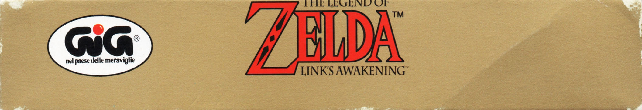 Legend of Zelda Link's Awakening (the) ITA-1 Box top