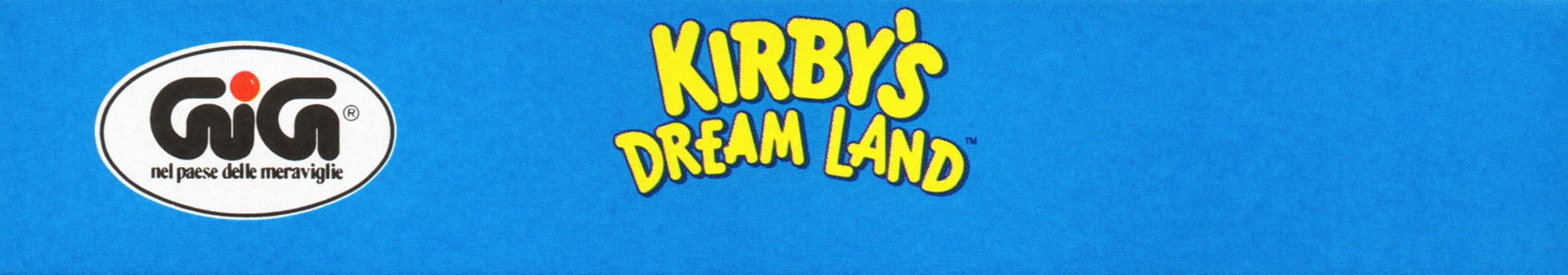 Kirby's Dream Land ITA-1 Box top