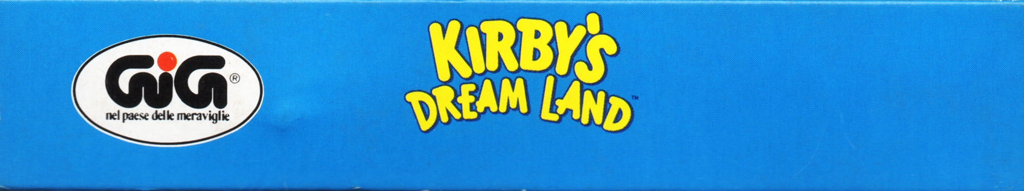 Kirby's Dream Land ITA-2 Box top