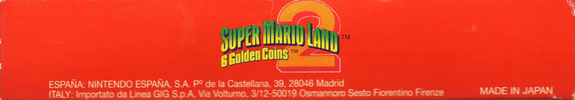 Super Mario Land 2: 6 Golden Coins NEAI Box top