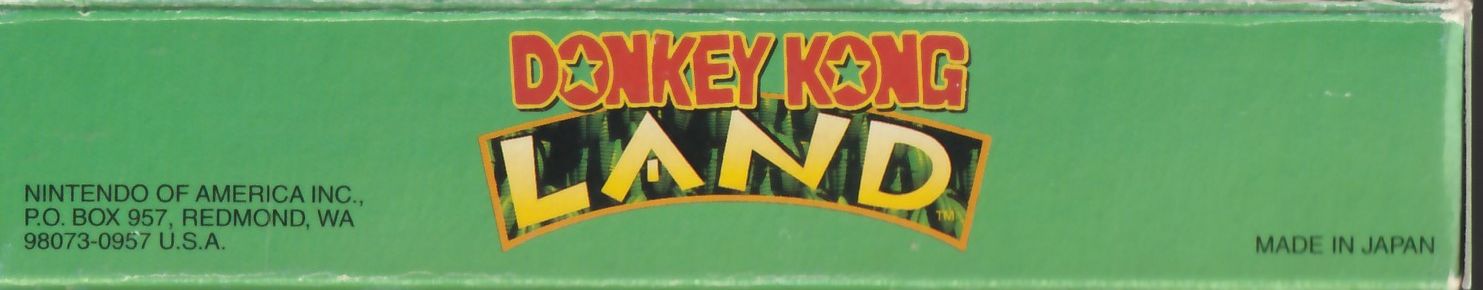 Donkey Kong Land USA Box top