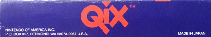 Qix USA Box top