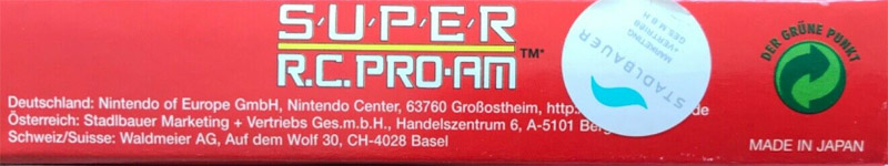 Super R.C. Pro-Am NNOE Box top