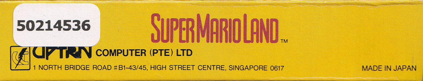 Super Mario Land ASI Box top