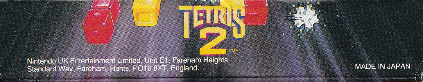 Tetris 2 UKV Box top