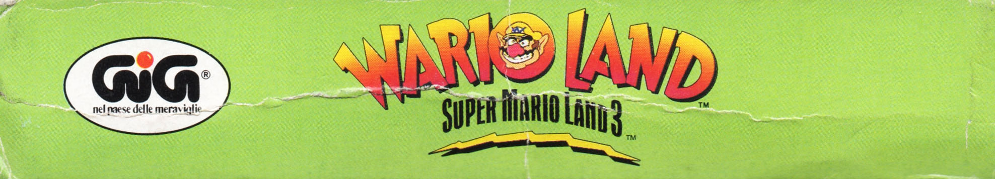 Wario Land: Super Mario Land 3 ITA-2 Box top